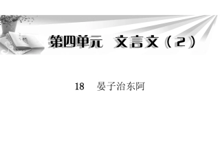 《晏子治东阿》课件1
