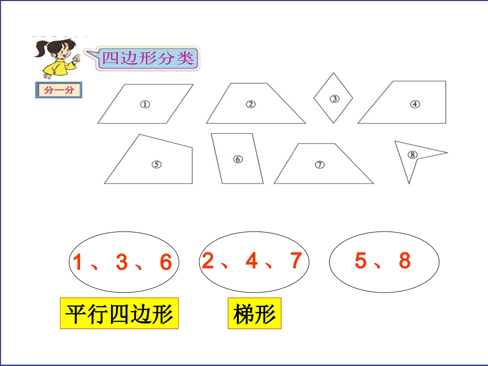 小学数学北师大2011课标版四年级四边形分类课件_第2页