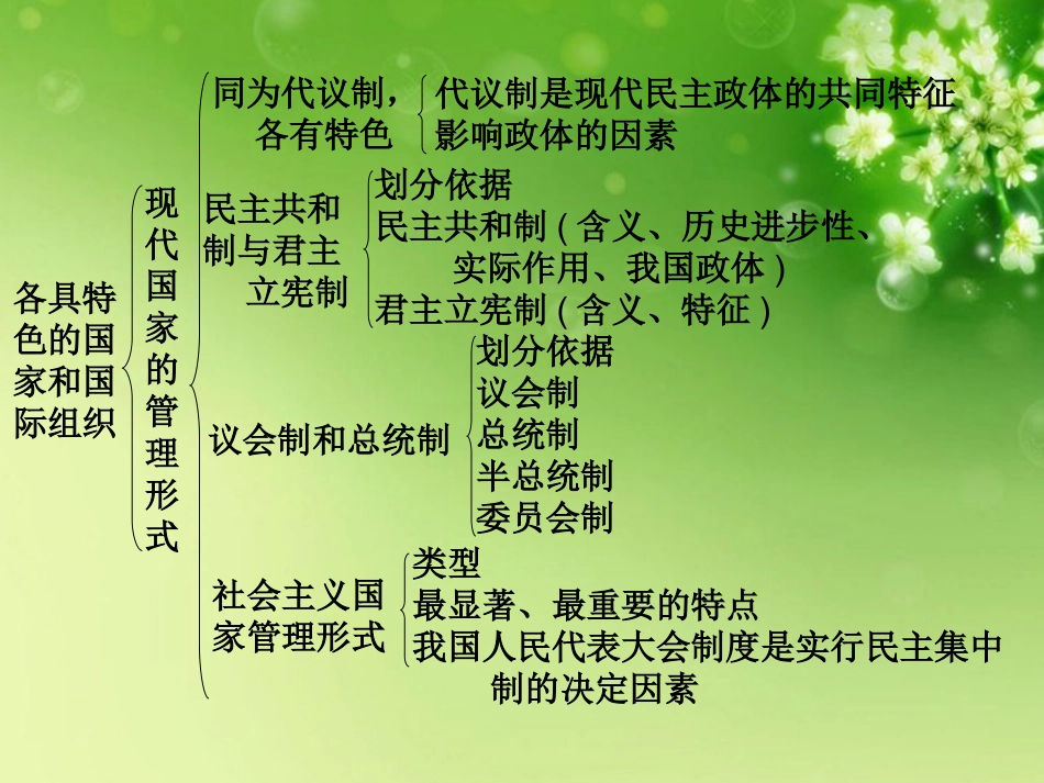 浙江省东阳市高中政治-专题一各具特色的国家和国际组织课件-新人教版选修3_第2页