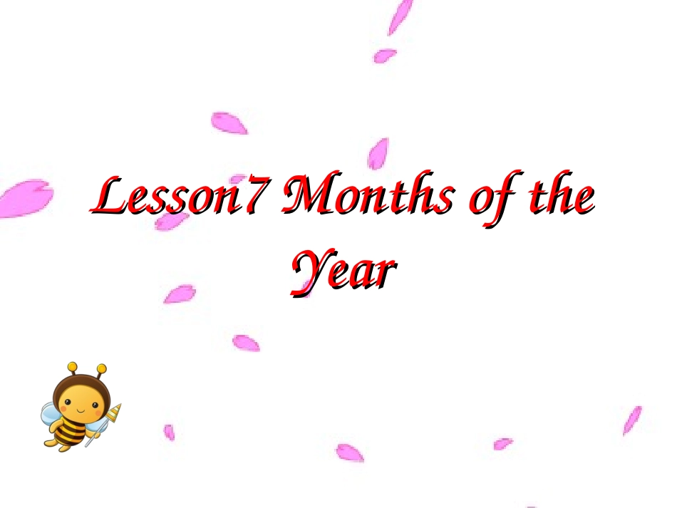 Lesson7MonthsoftheYear_第1页