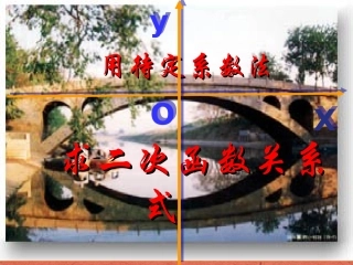 (新课程)高中数学-2.2.3《待定系数法求二次函数》课件2-新人教B版必修1