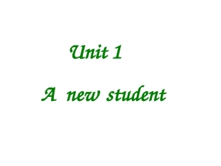 小学牛津英语4B-U1课件