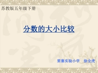 12.分数的大小比较