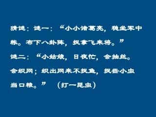 七年级语文上册《绿色蝈蝈》课件-人教新课标版