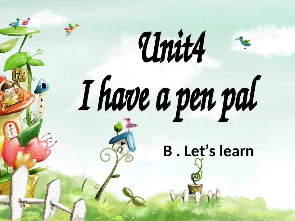 修改六年级上-unit4APartBlet'slearn_第1页
