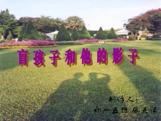 七年级语文-盲孩子和他的影子3-课件人教版