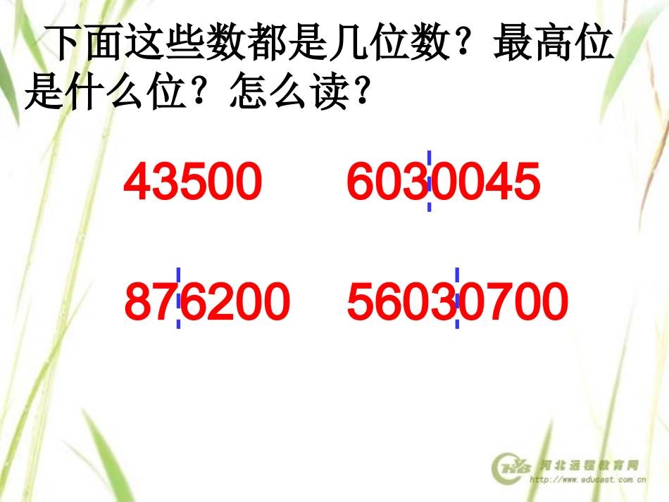 小学人教四年级数学《亿以内数的大小比较》-(3)_第2页