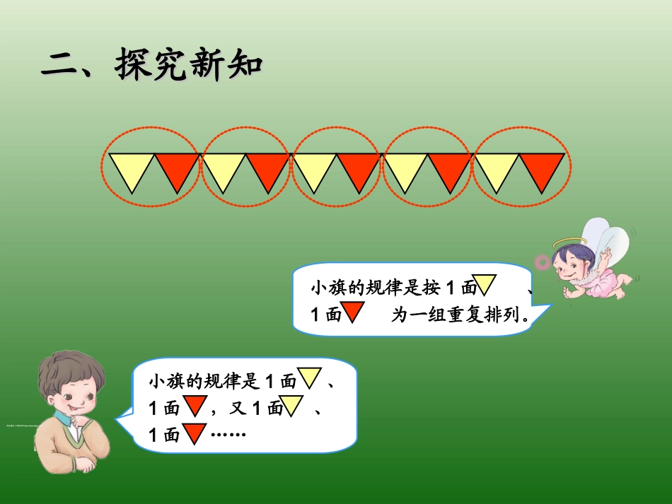 小学数学人教2011课标版一年级人教版一年级数学下册(找规律)PPT课件_第3页