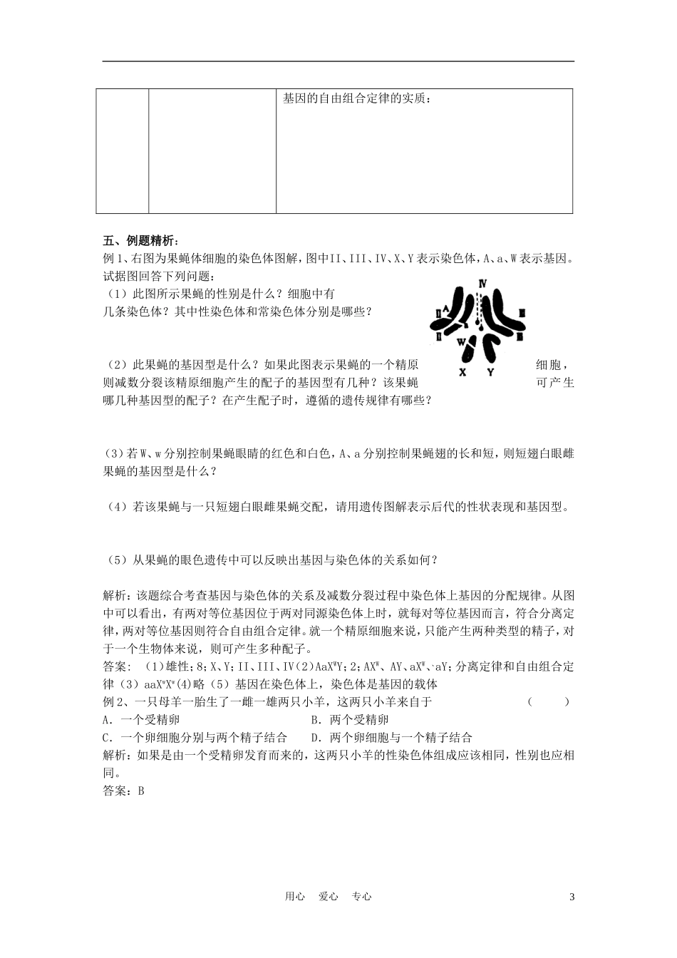高中生物《认识基因》学案3-中图版必修2_第3页
