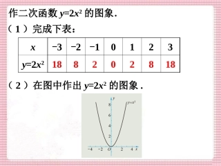 画图-二次函数的图象和性质2