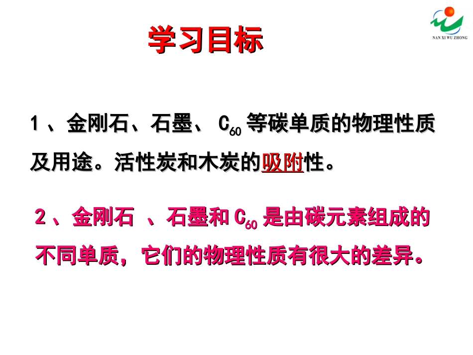 课题1金刚石、石墨和C60_第3页