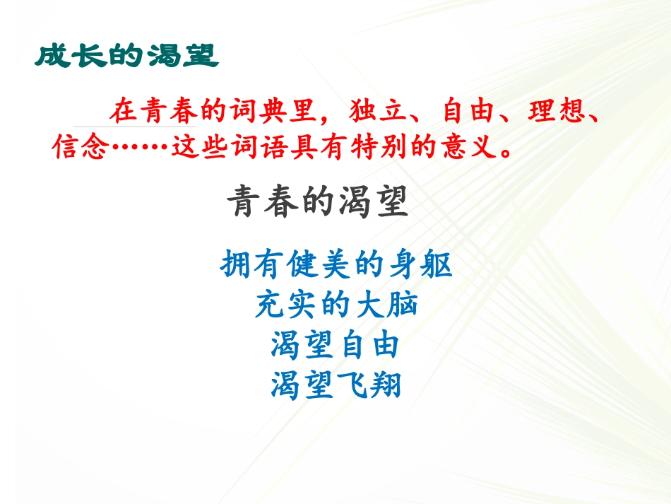 《青春飞扬》课件_第2页