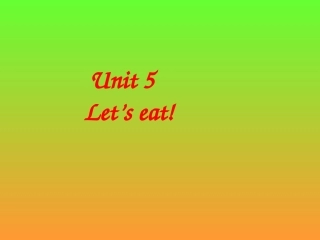 unit5-第一课时