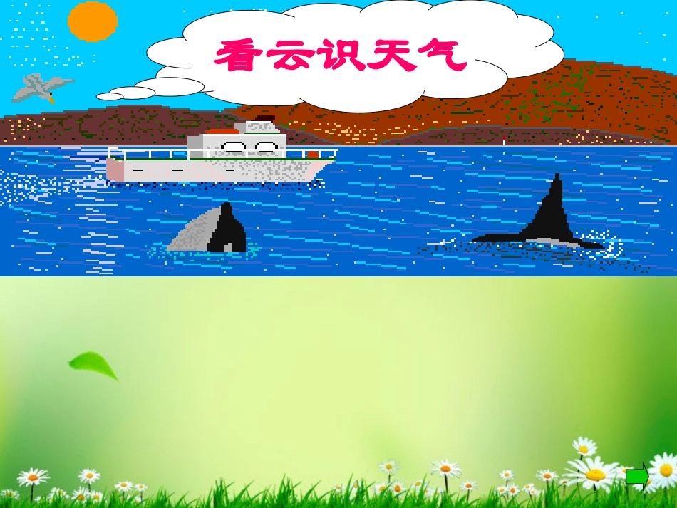 安徽省滁州二中七年级语文《看云识天气》课件-新人教版_第1页