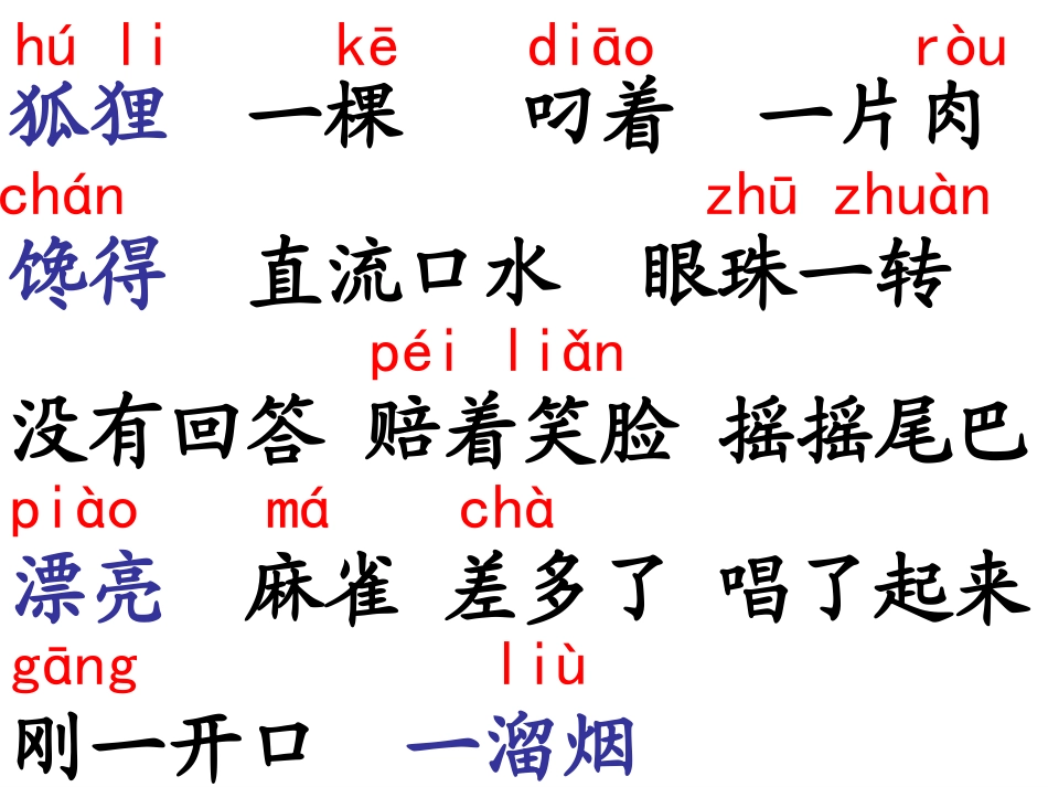 二年级语文上册第四组4-狐狸和乌鸦第二课时课件_第2页