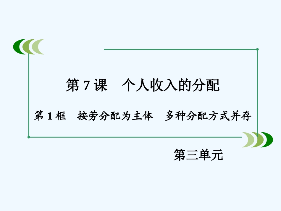 2014年第7课-第1框按劳分配为主体-多种分配方式并存_第3页