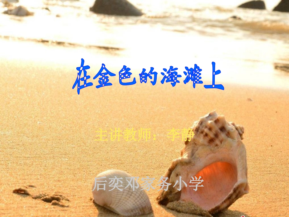 4-在金色的海滩上_第1页