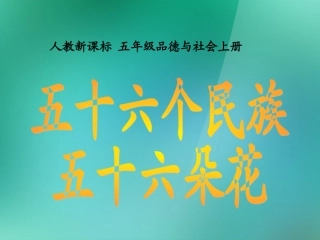 五年级品德与社会上册-五十六个民族五十六朵花-4课件-人教新课标版