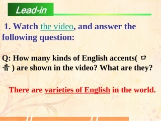 Lesson2VarietiesofEnglish
