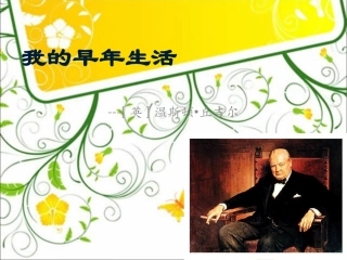 8《我的早年生活》课件