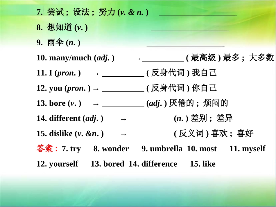 Unit1复习课_第2页