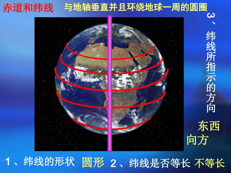 地理：第二节在地球仪上认识经纬网(商务星球版七上)_第3页