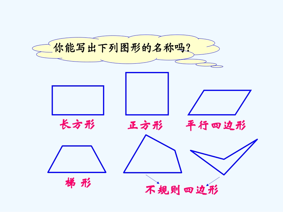 四年级数学上册：平行四边形和梯形精品课件_第3页