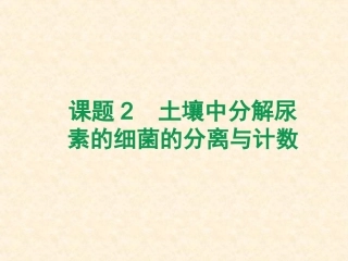 课题2-土壤中分解尿素的细菌的分离与计数-(3)
