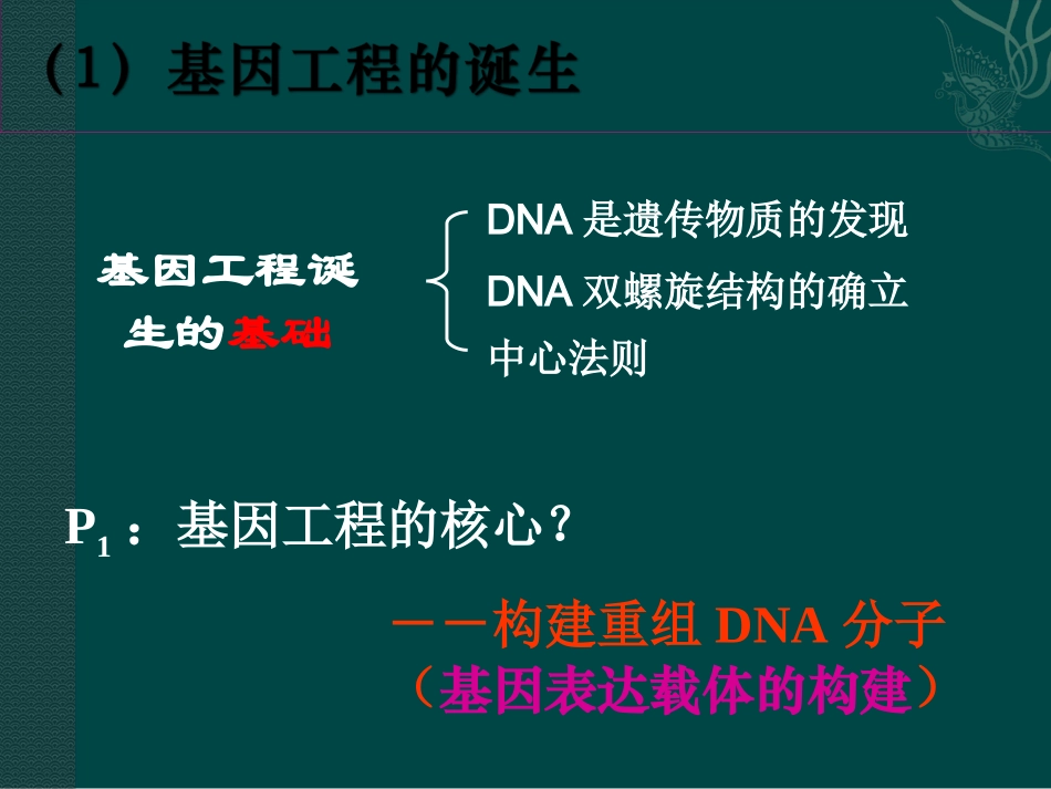 浙江省余姚中学高中生物-基因工程复习课件-浙科版选修3_第3页