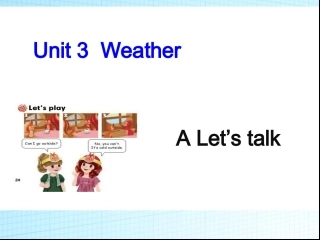 Unit3-weather-A-let's-talk