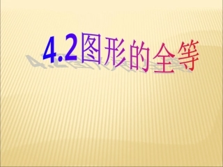 4.2图形的全等-(5)