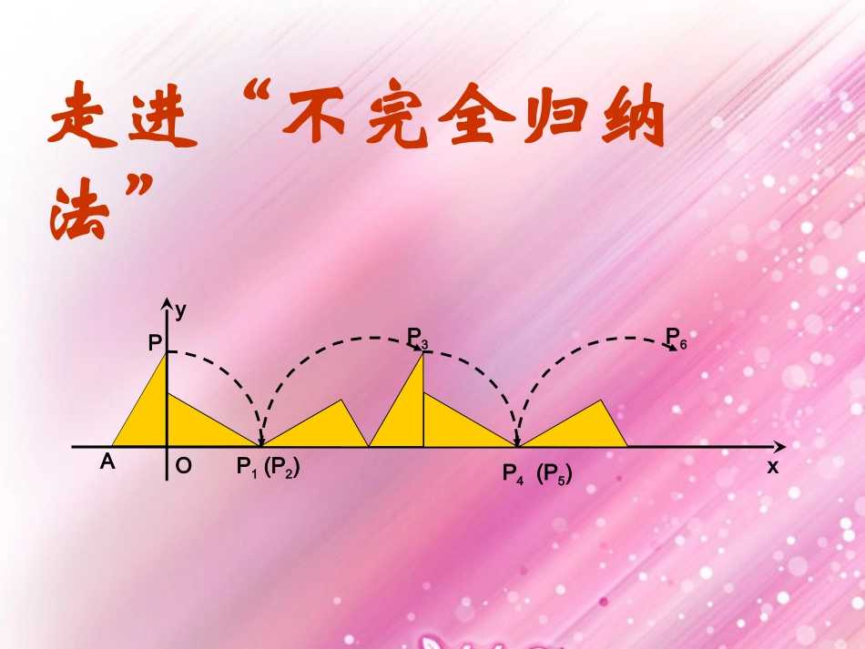 浙江省富阳市大源中学八年级数学《走进不完全归纳法》课件-浙教版_第1页