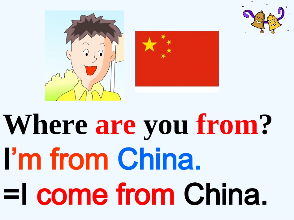 新湘少版四年级英语下册unit8-I-come-from-China第二课时_第3页
