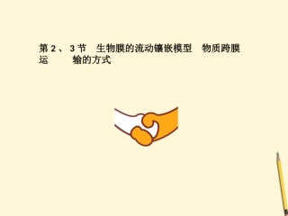 四川省成都市高考生物第四章课件2-新人教版必修1