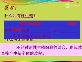 陕西省龙凤培训学校八年级生物下册-第七单元-第一章-第一节《植物的生殖》课件-新人教版