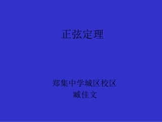 1.1.1正弦定理-(2)