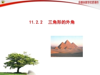 11.2.2-三角形的外角.2.2-三角形的外角-(2)