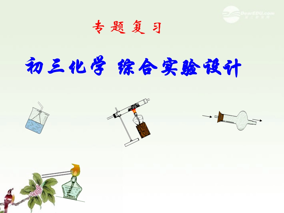 云南省巍山县永济中学九年级化学-综合实验设计课件_第1页