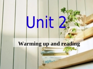 Warming-up-and-reading