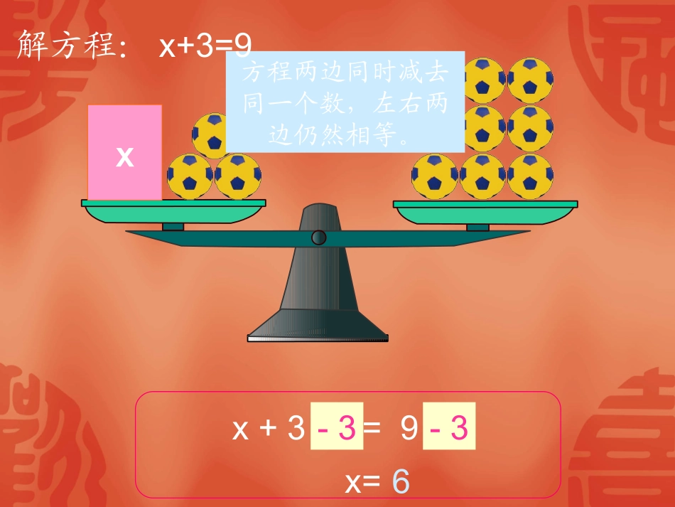 人教版五年级数学上册《解方程》PPT课件_第3页