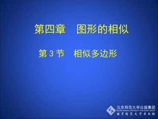 4.3相似多边形