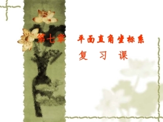 新人教版七年级下第七章全章复习