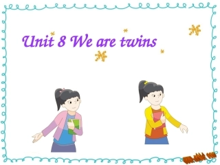 新译林教材3B-Unit8-We're-twins第3课时