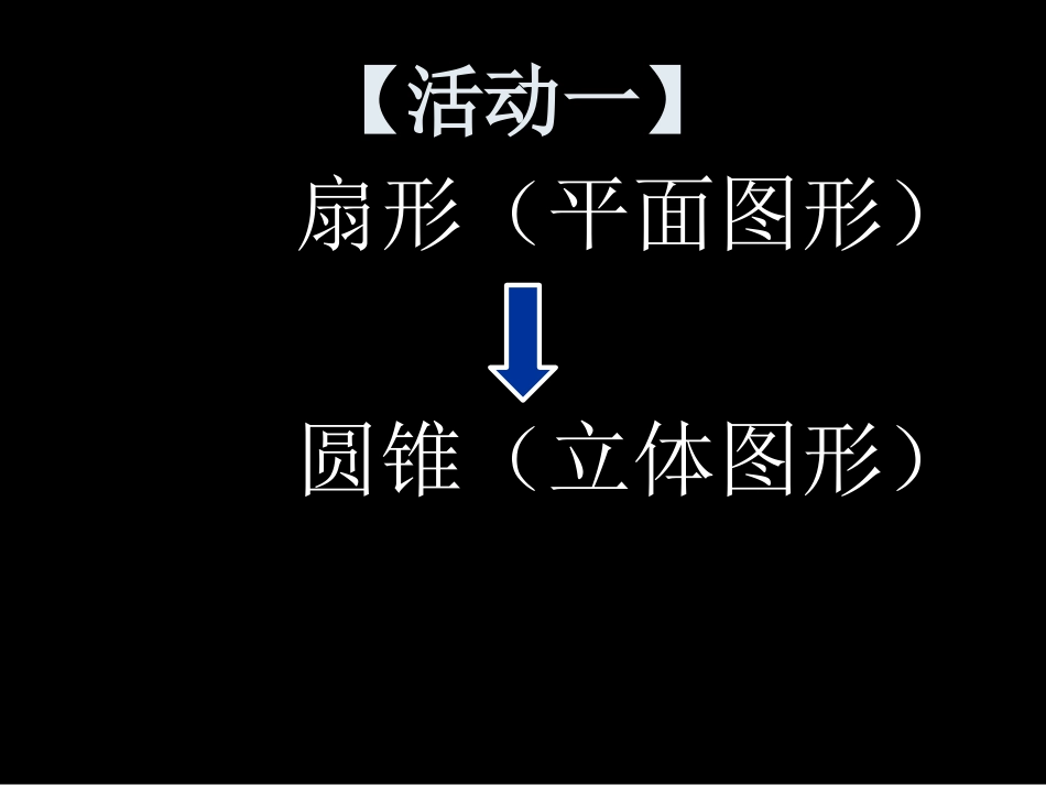 圆锥的侧面积和全面积.4.2圆锥的侧面积课件_第3页