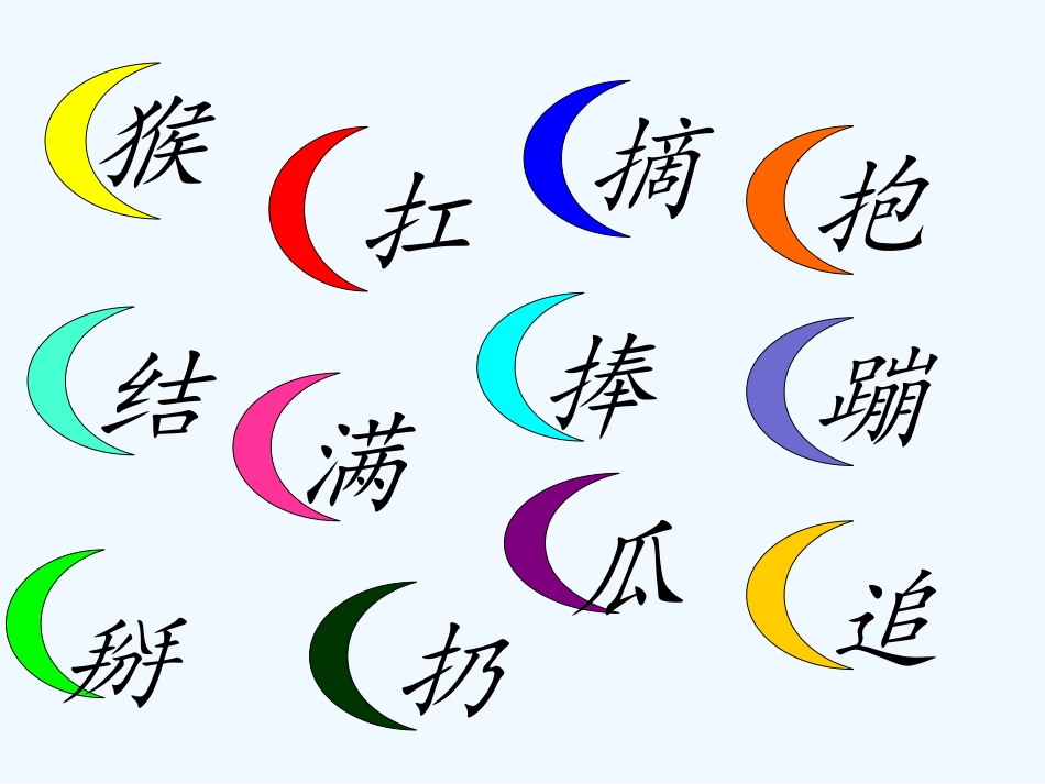 (部编)人教语文2011课标版一年级下册《小猴子下山》第一课_第3页