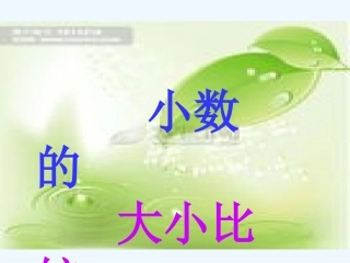 小学数学北师大2011课标版四年级小数的大小比较-(4)