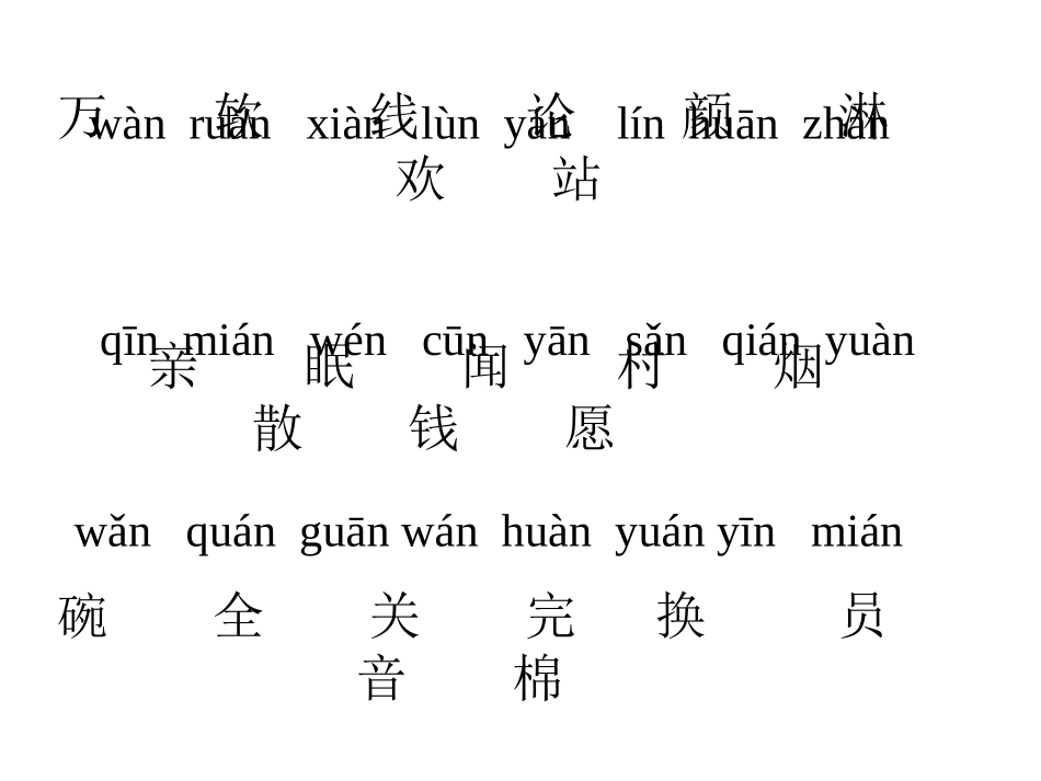 小学语文一年级课件-一二单元复习资料_第2页