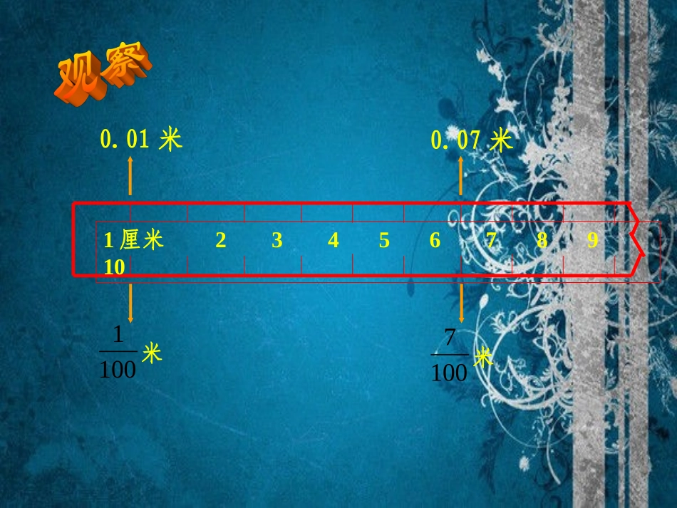 人教2011版小学数学四年级小数的读法和写法_第3页