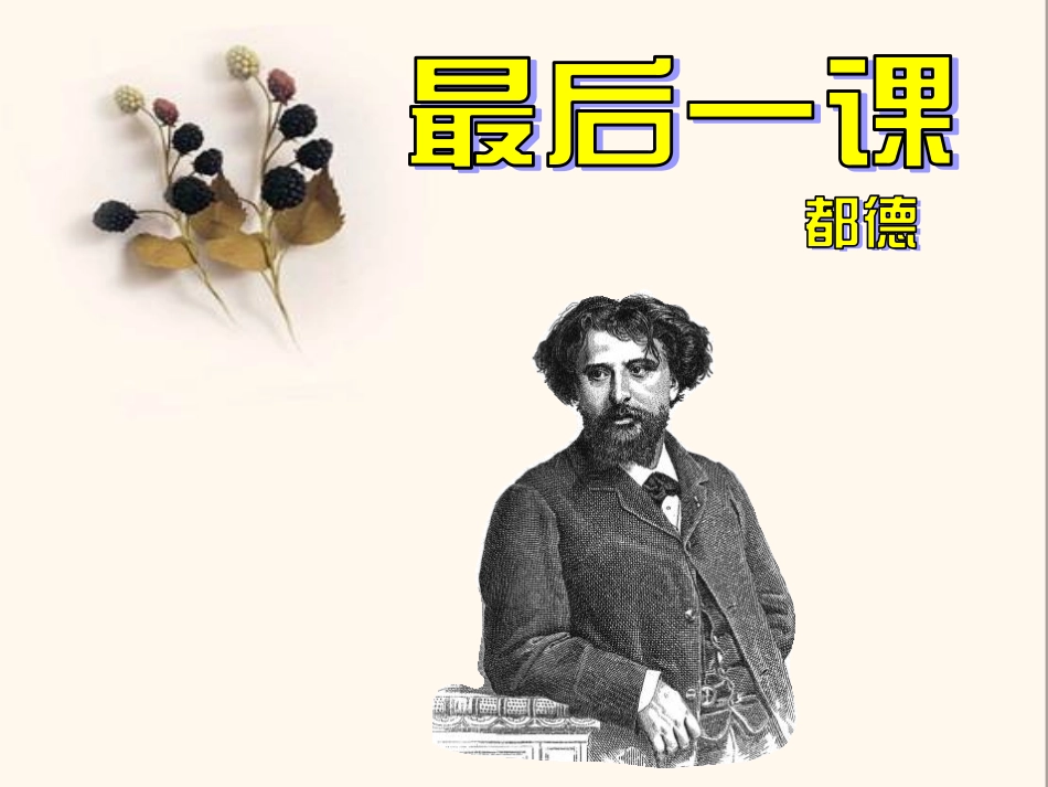 山东省高密市银鹰文昌中学七年级语文下册《最后一课》课件-新人教版_第2页