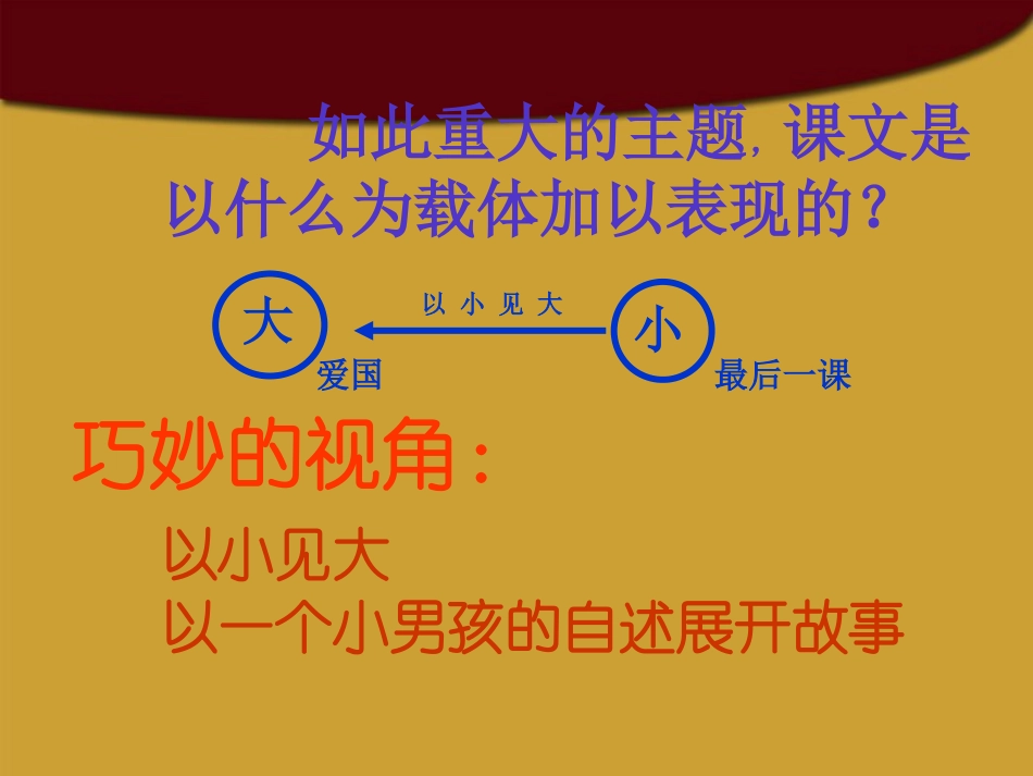 山东省高密市银鹰文昌中学七年级语文下册《最后一课》课件-新人教版_第3页